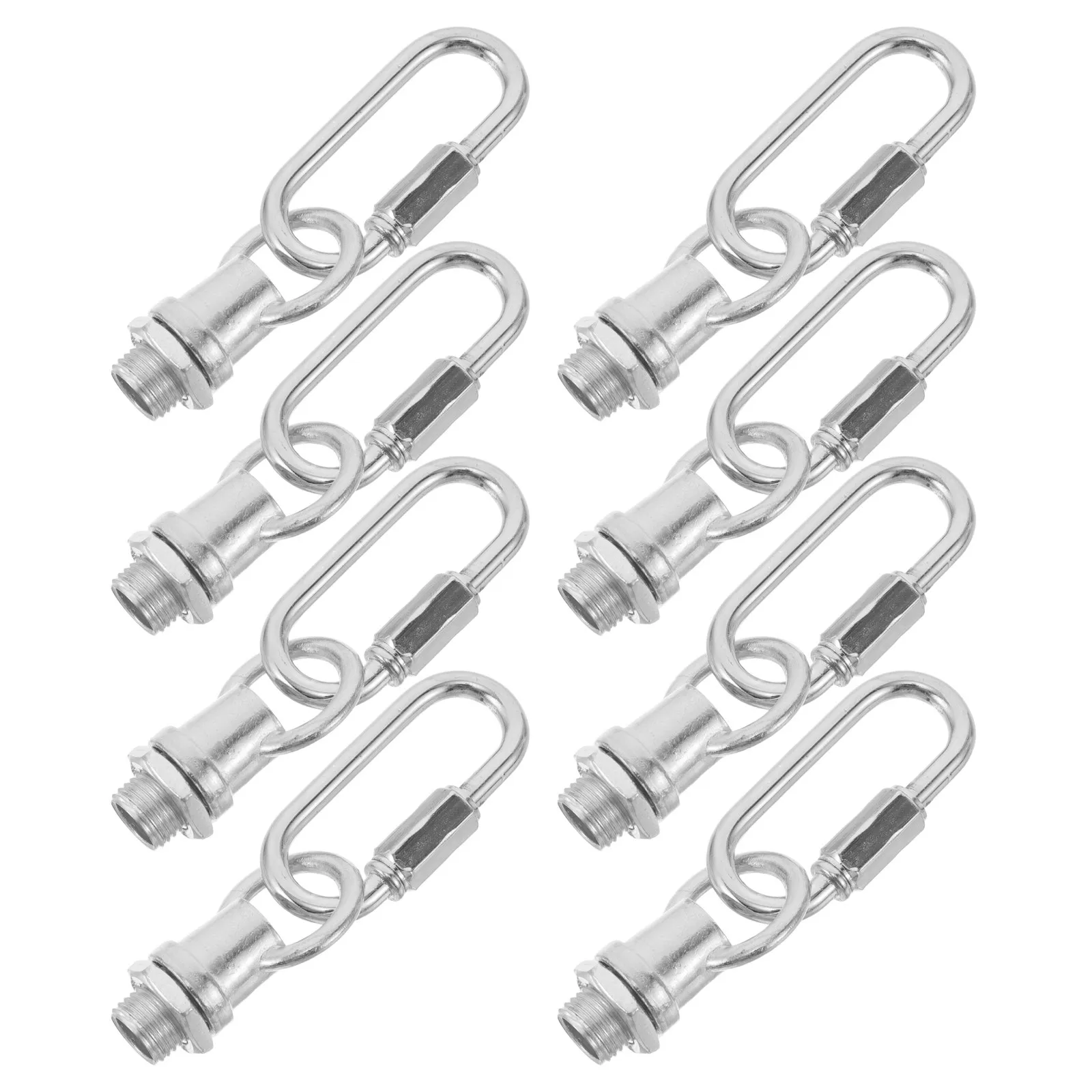 4Set Chandelier Hook Hanging Loop M10 Threaded Lamp Hanging Ring Secure Suspension Pendant Light Industrial Style