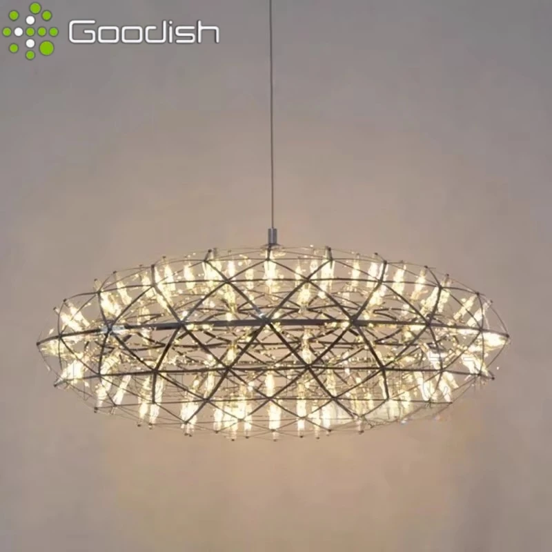 Современный роскошный стильный дизайн, подвесные потолочные светильники, крытая хрустальная лампа для вестибюля отеля, бара, виллы, светодиодная люстра для украшения дома