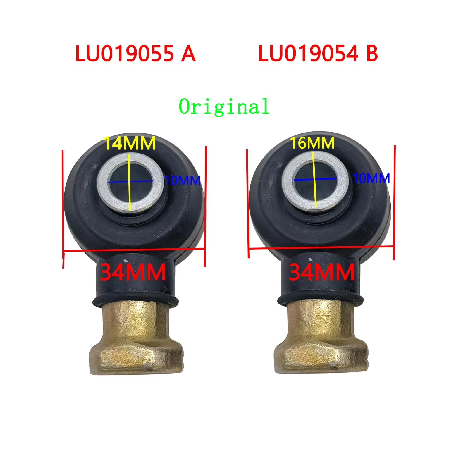 Original 4pcs Ball Joint Tie Rod End A and B For LH 20503 20507 LH 260 300 400 500 550 565 570 750 ATV UTV LU019055
