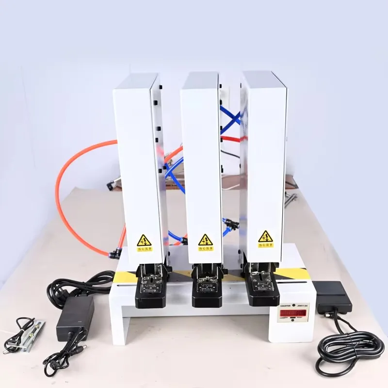 280 Staples/Minute Single/Dual/Triple/Quad Head Options Customizable Heads Office Use Electric 2CM High-Speed Metal Stapling
