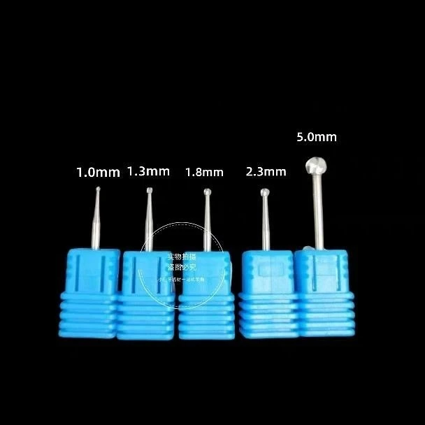 Tungsten Carbide Ball Bur for Dental Implants; Bone Surface Contouring Bur for Implants; Spherical Dental Positioning Bur