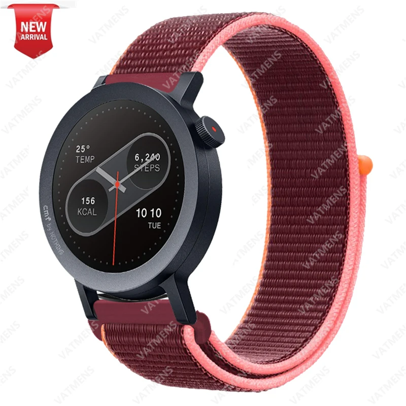 Watch Pro 2-Armband für CMF Watch Pro 2 Ersatz-Smartwatch-Armband, Nylon-Sport-Loop-Armband, Correa-Band – Detail 3
