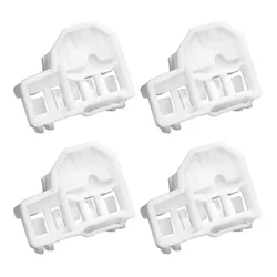 4-pack 2 Each For Left And Right Window Regulator Repair Kit Glass Support Front Fixing Clip For Passat 1996-2005 (4 And 5 Doors
