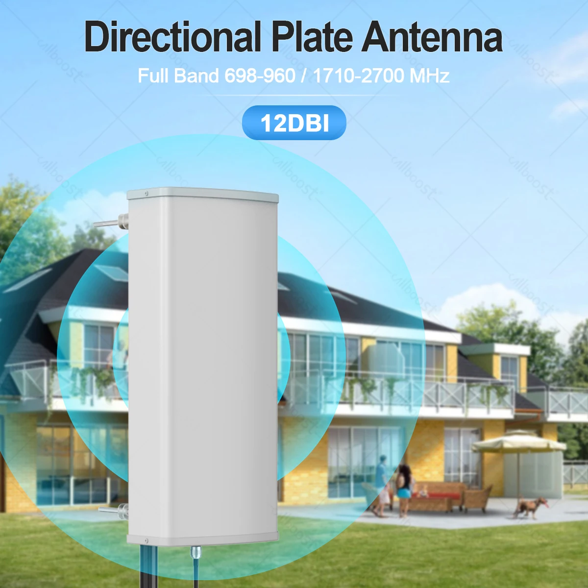 Antenna For Cell Phone Signal Booster Rural Area GSM 2G 3G 4G Antenna Panel Cellular Amplifier Antenna 698-2700mhz Outdoor Anten