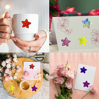 500Pcs/Roll Colorful Star Adhesive Stickers For Kids Reward School Classroom Star Stickers For Teachers Parents DIY Gift Toys