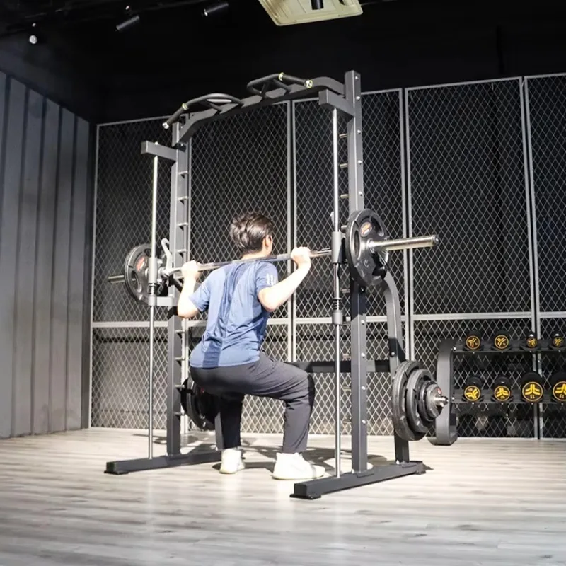 

Home Comprehensive Training Device, Smith Machine & Squat Rack Fitness Equipment