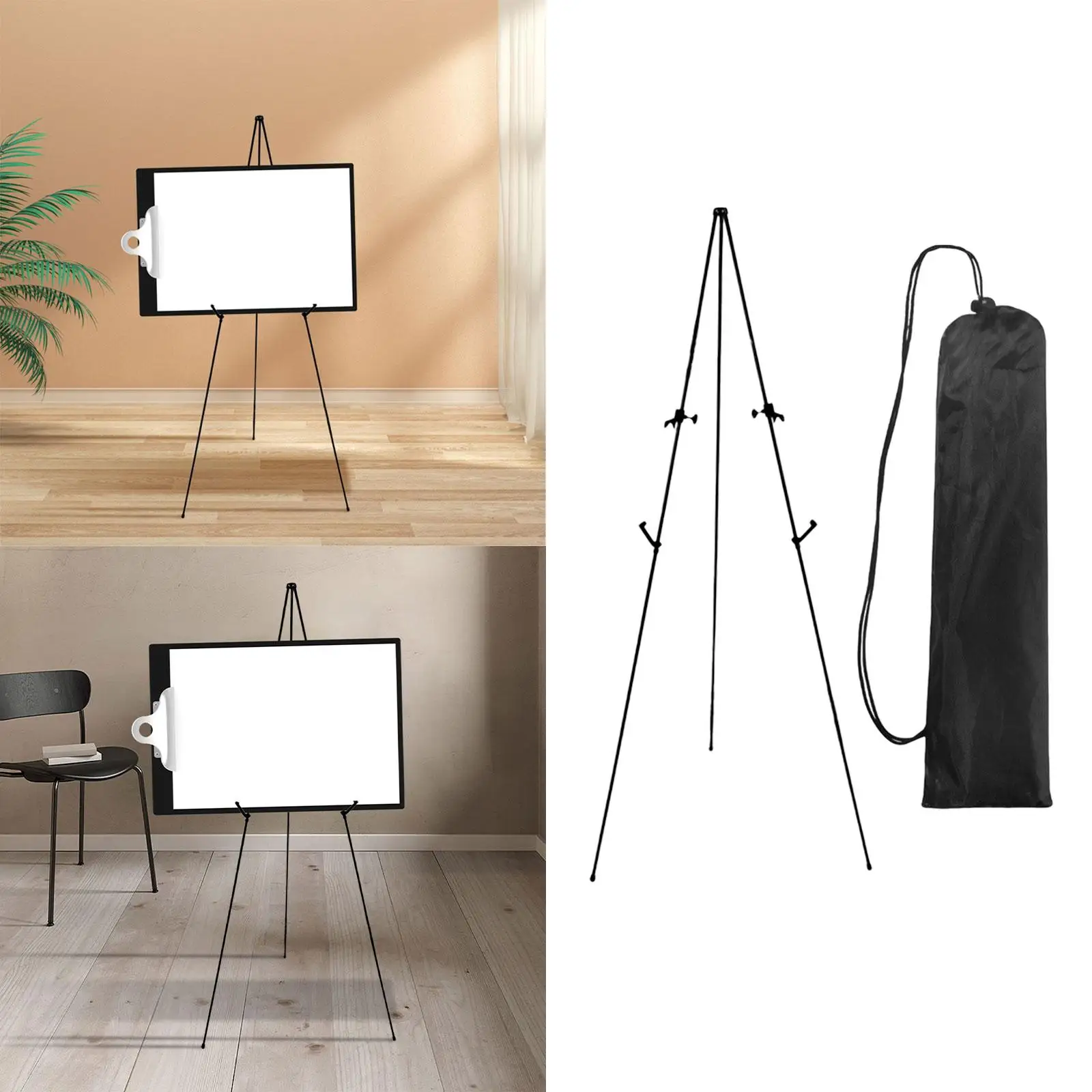 Tripod Display Easel, Artist Easel, Art Drawing Easels Folding Easel for Photo