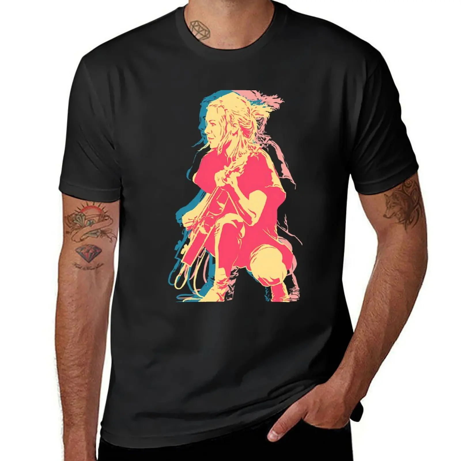 Tina Weymouth (Talking Heads, Tom Tom Club) T-Shirt kawaii clothes blacks men workout shirt