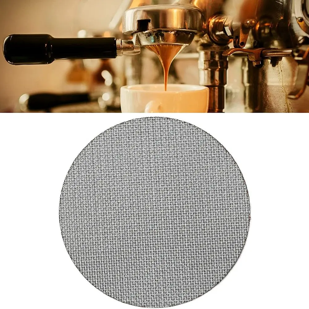 Coffee Filter Mesh, Reusable Coffee Puck Screen High Strength 1.7mm Durable for Coffee Maker Filters 51mm