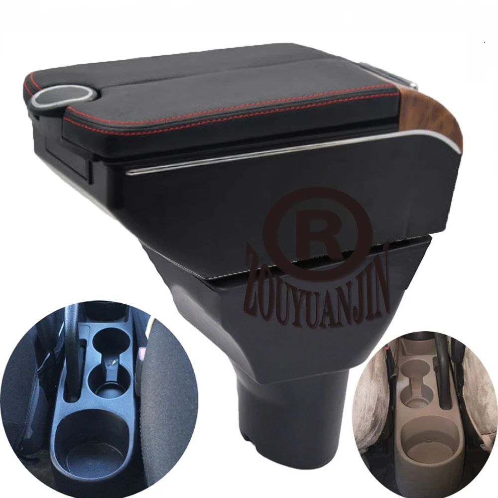 

For Hyundai I20 Center Console Armrest Box Storage Elbow Rest Arm with Phone Charging USB Interface Cup Holder