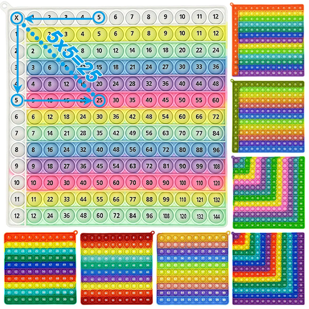 الرياضيات إضافة الضرب فقاعة الصحافة لعبة أطفال التعليمية التعلم التعليم المبكر وسائل تعليمية فكرية