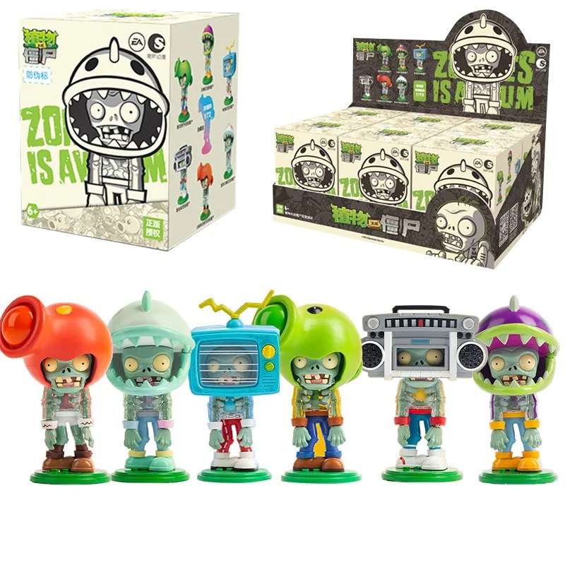 Figuras del festival de plantas vs Zombies, caja ciega, juego de lotería, juguetes, truco de magia, modelo de regalo favorito