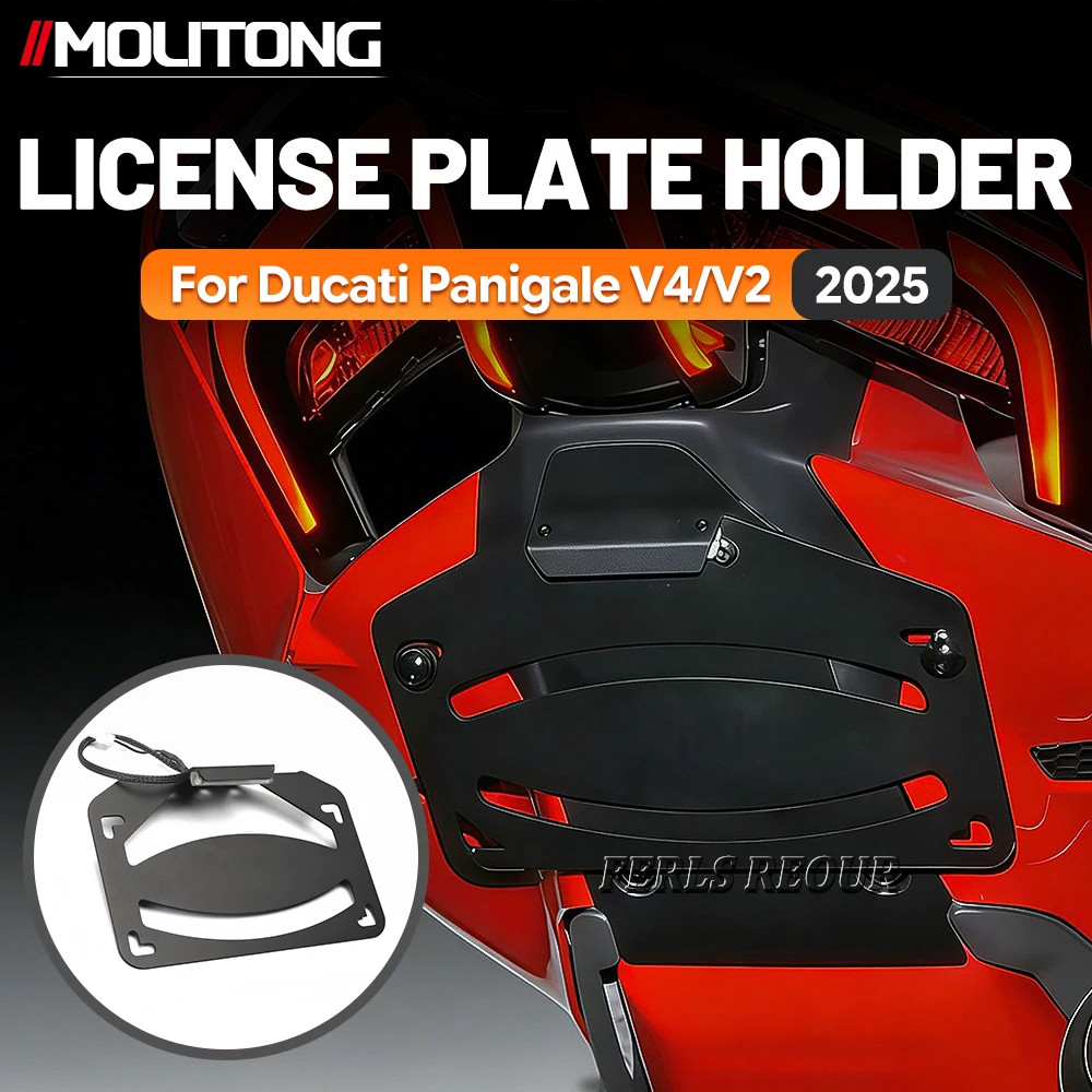 support-de-plaque-d'immatriculation-pour-ducati-panigale-v2-v4-v4s-streetfighter-v4-v2-2025-support-de-queue-de-moto-integre-avec-clignotants