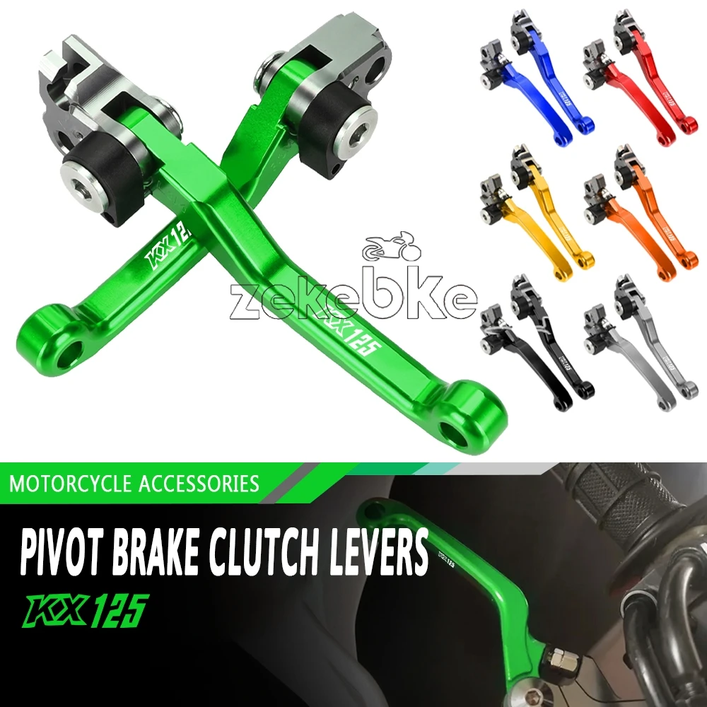 Dirt Pit Bike Handle For Kawasaki KLX125 KLX 125 2010 2011 2012 2013 2014-2016 Motorcycle Accessories Pivot Brake Clutch Levers