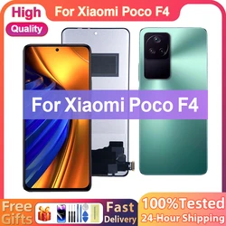 6.67'' AMOLED For Xiaomi Poco F4 Screen LCD Display Screen Digitizer Assembly for POCO F4 22021211RG, 22021211RI Touch Screen