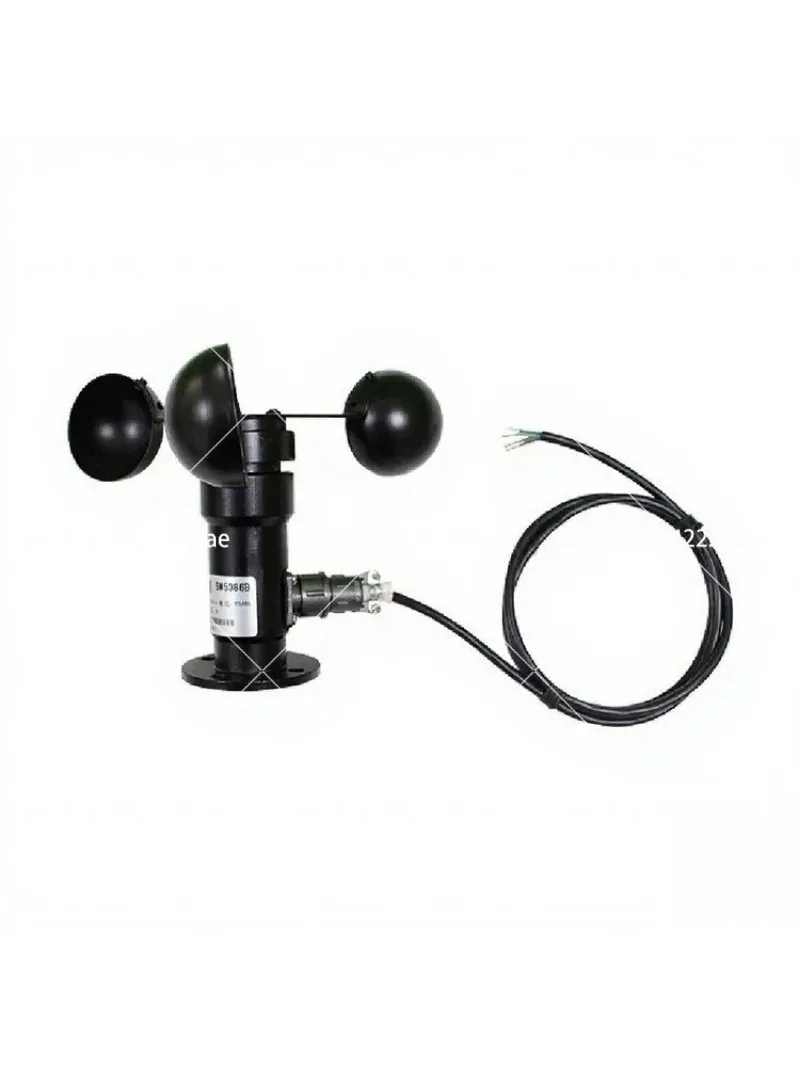 Wind Speed Sensor RS485 4-20mA Voltage Output Three Cup Aluminum MODBUS