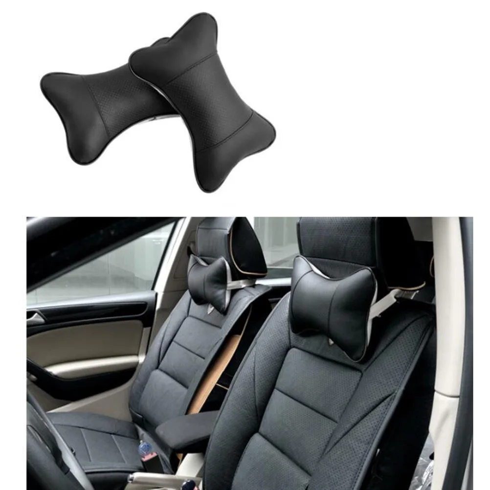 

Breathable Car Pillow Car Headrest Pillow Cervical Support Head Rest Cushion Ergonomic Design Firm Zipper Cover