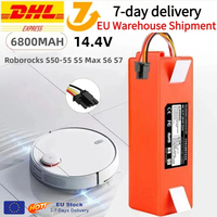 For Xiaomi Vacuum Cleaner Battery (BRR-2P4S-5200S) Roborock S5, S6 S50-55, S5 Max, S6, S7, Etc14.4V 6800mAh