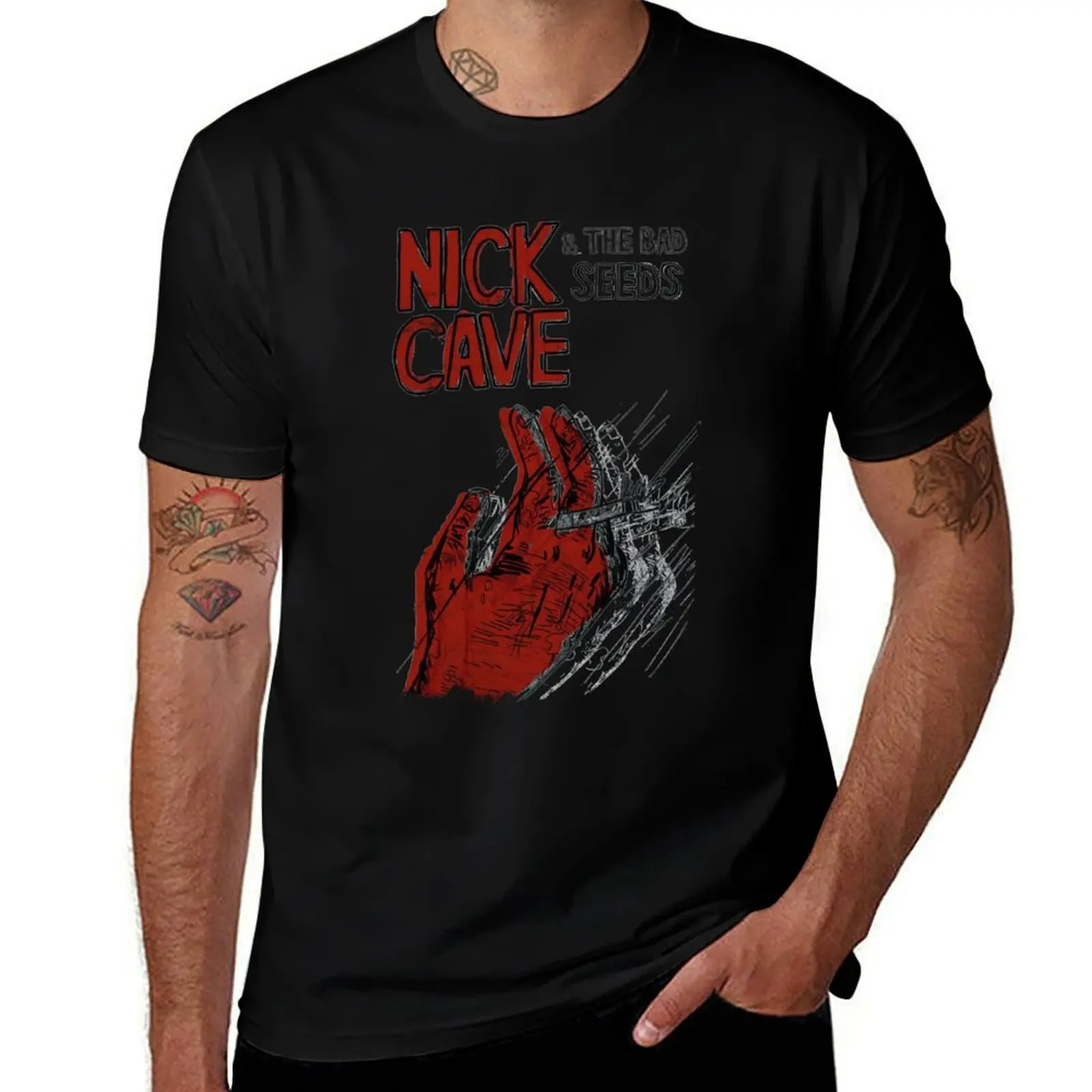 

Cave of Nick with bad seeds T-Shirt kawaii clothes hippie clothes shirts men