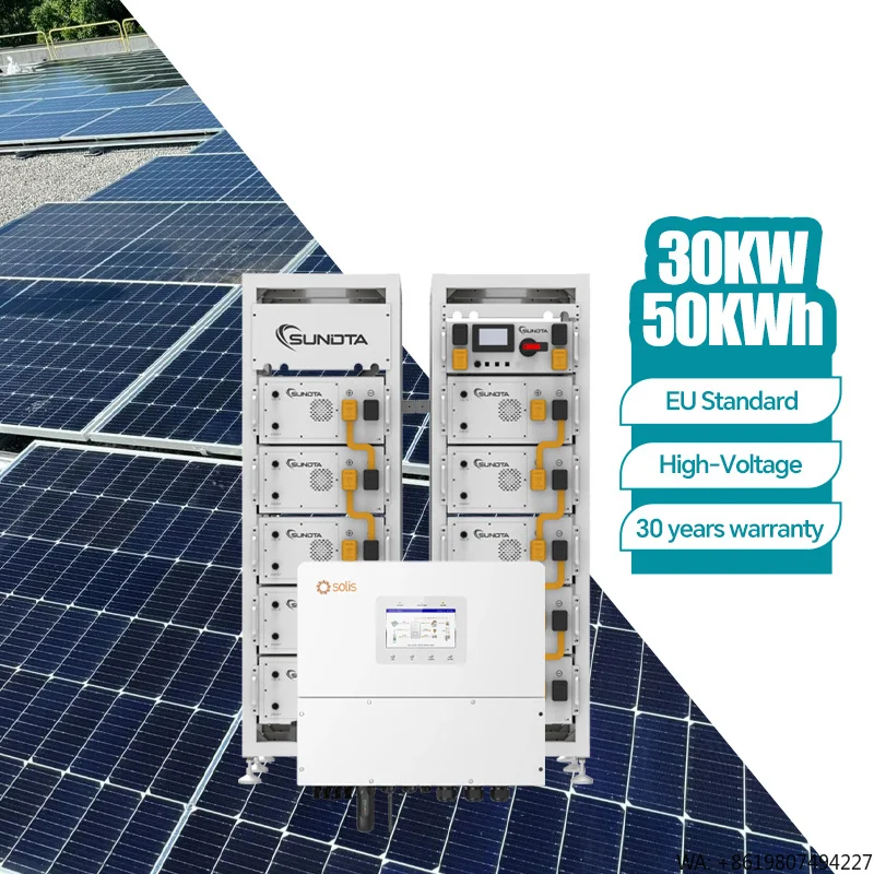 New Arrival Sundta 50KW Hybrid Solar Energy System Industrial Home Use Solar Complete Solution for Commercial Use