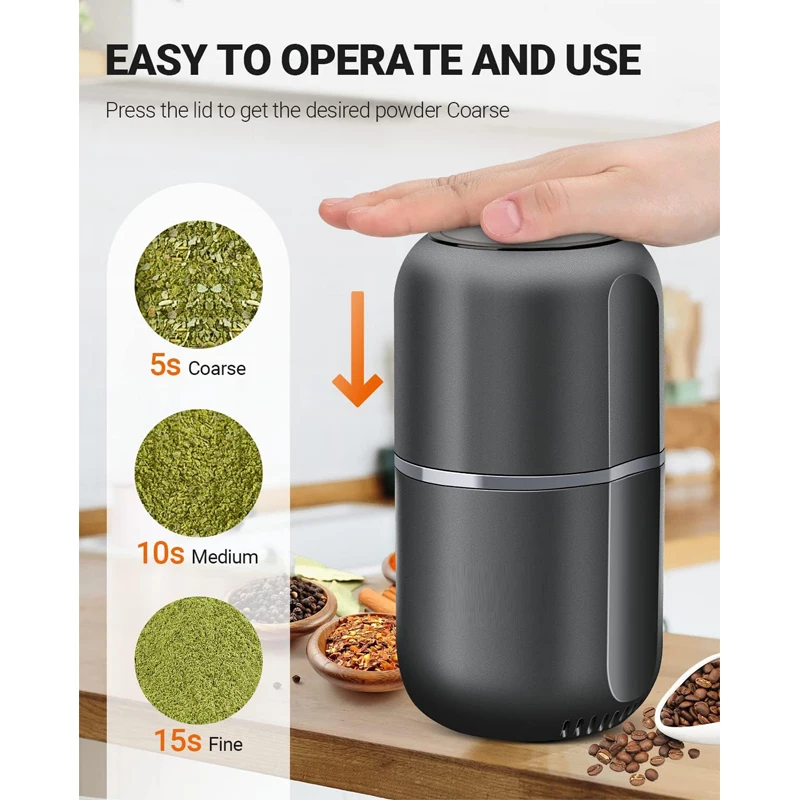 Hand Spice Mill Grind Spices Dried Grinder Salt Grinder Salt Mill Salt Pepper Sesame Grinder Electric Animal Salt Pepper Salt