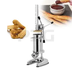 Stainless Steel 2L Manual Churros Churrera Maker Churro Making Machine For Snack And Dessert Shop