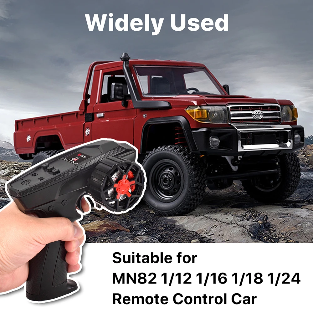 9IMOD 2.4GHZ เครื่องส่งสัญญาณวิทยุ 4 ช่องรีโมทคอนโทรล 4CH ตัวรับสัญญาณ 100M สำหรับ MN82 1/12 1/16 1/18 1/24 RC รถ