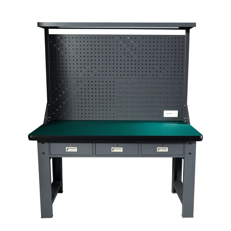 

High light stand anti-static workbench, workstation table with independent lock of drawers