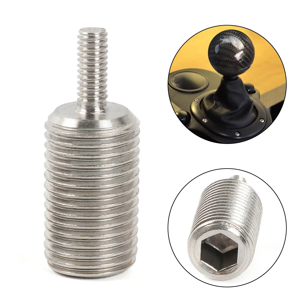Replacement Gear Head Silver Gear Shifter Adapter Aluminum Material Easy Installation Modified Part For Logitech G29