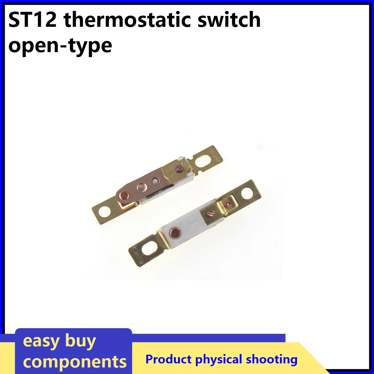 

5PCS ST-12 Hair dryer Temperature Switch Thermostat Normally closed 65/70/75/80/85/90/95/100/105/110/115/120/125/130/135/140/145