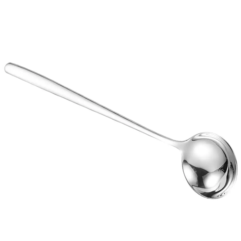 

Stainless Steel Spoon Soup Cooking Spoons Wok Ladle Large Kitchen Utensils Rust Resistant Long H Stainless Steel