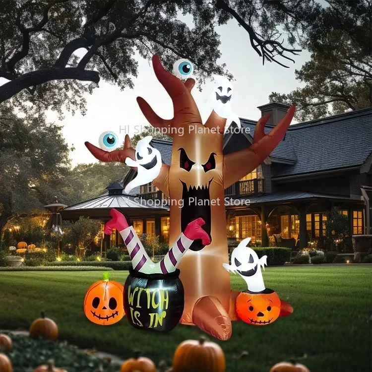 

Aufblasbar Halloween Deko Decoration Supplies Dead Tree Greetings Blow up Yard Giant Outdoor Inflat le Halloween Decor