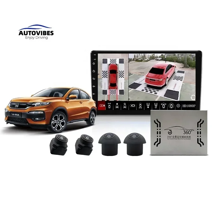 1808P Bird View 360-degree panoramic view car camera 3D Parking Aid system Parking Sensor System Reverse Camera Car Camera