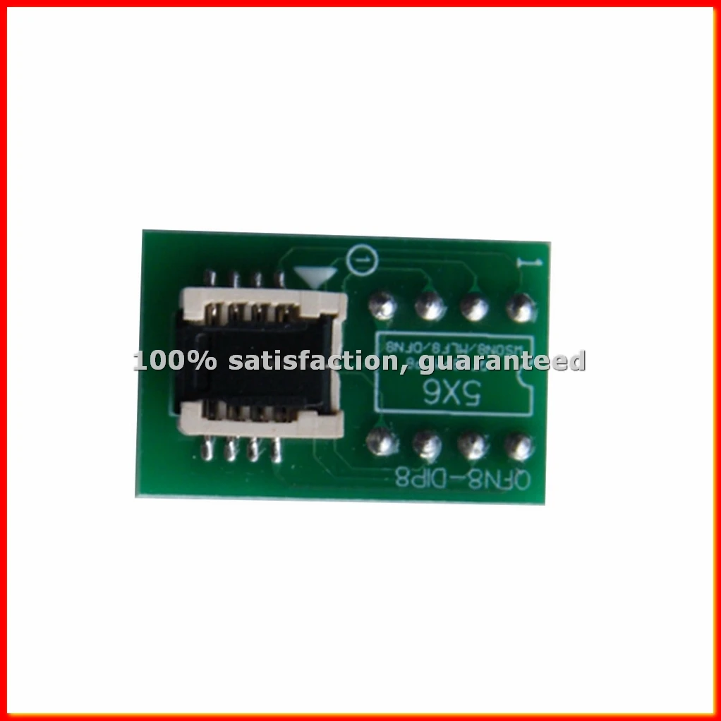 QFN8/WSON8/MLF8/MLP8/DFN8 TO DIP8 for CH341A TL866Ii Plus RT809H/F T48 T56 EZP2023 Programmer, 6X5mm IC Chips Socket-A68X