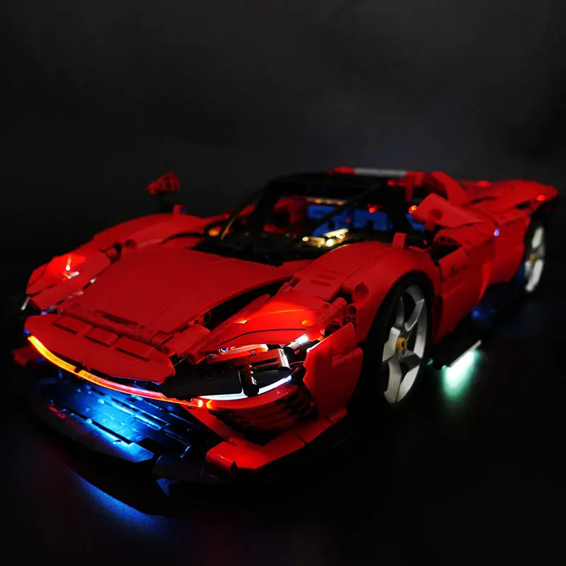مجموعة إضاءة LED لـ LEGO 42143 Daytona SP3 Supercar مصباح ديكور هدية ذاتية الصنع (لا تشمل مجموعات الطوب لبنات البناء مجموعات النموذج)
