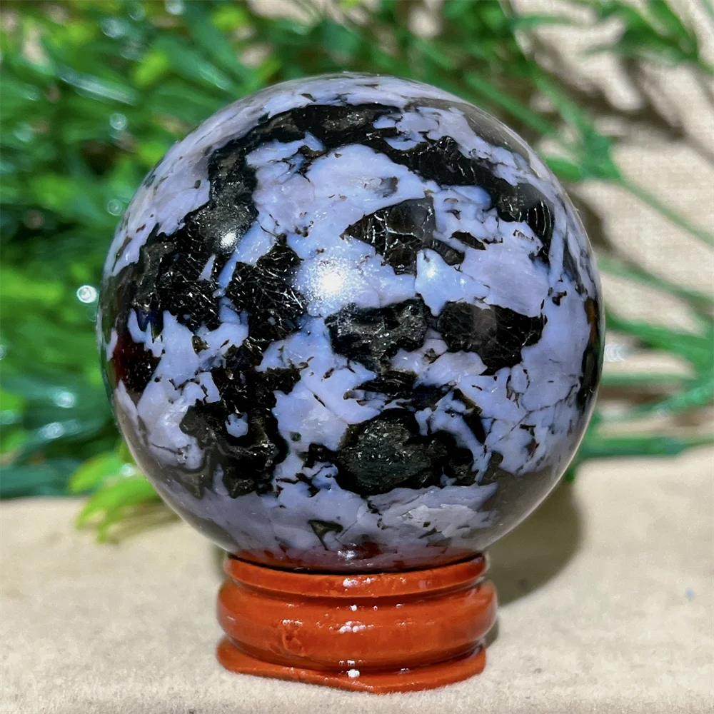 

Natural Sphere Ball Crystal Indigo Gabbro Stone Quartz Craft Reiki Gemstones Stone Minerals Healing Home Decoration