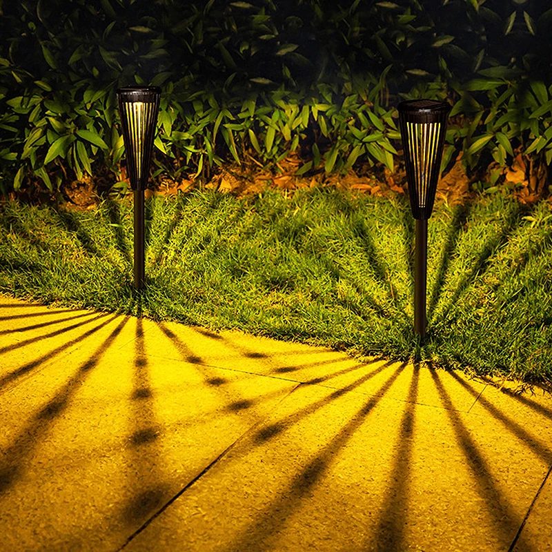 1/2/4/6pcs New Beta Lamp Solar Light Outdoor Waterproof Courtyard Garden Decoration Led Atmosphere Lamp Ground Plug Lawn Lamps