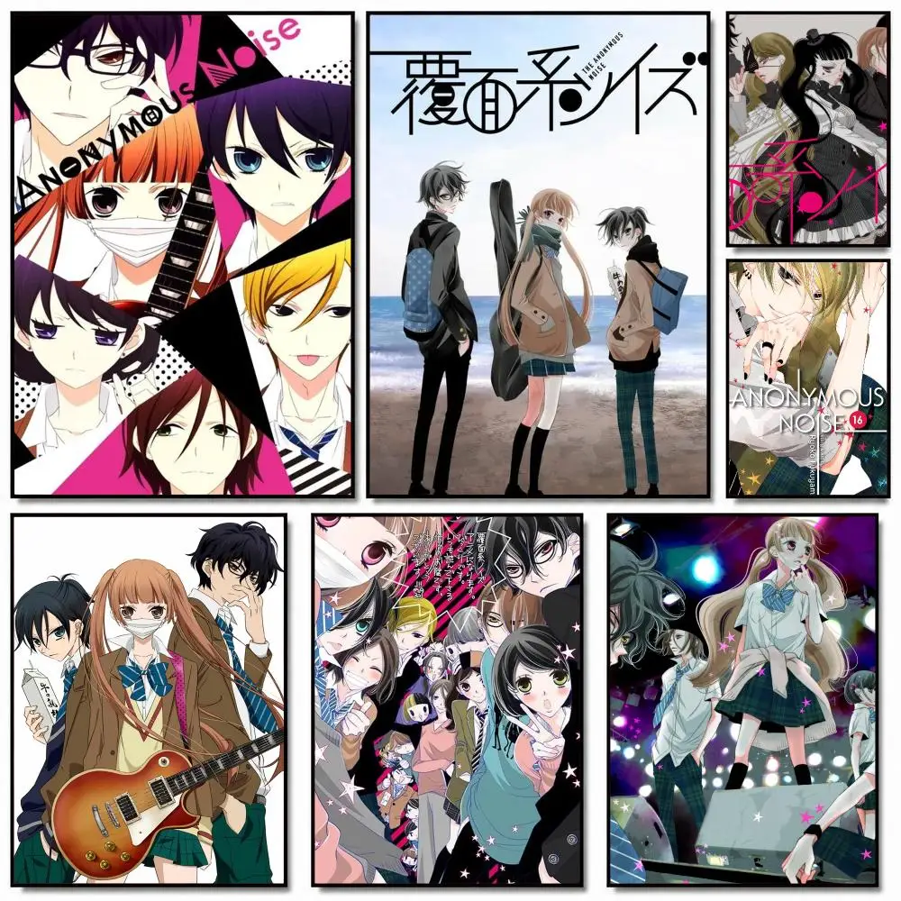anime A-Anonymous Noise-E Poster Removable Wall Sticker for Home Cafe Bar Office Interior Decor