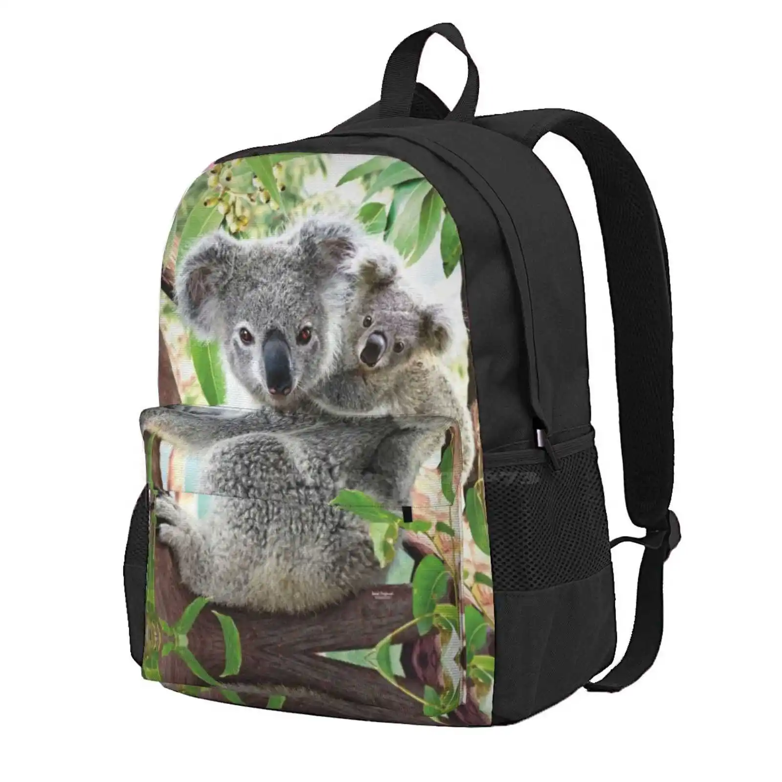 Koala Cuddles Hot Sale Schoolbag Backpack Fashion Bags Koalas Cute Australian David Penfound Koala Lover Animal Wildlife Puzzle