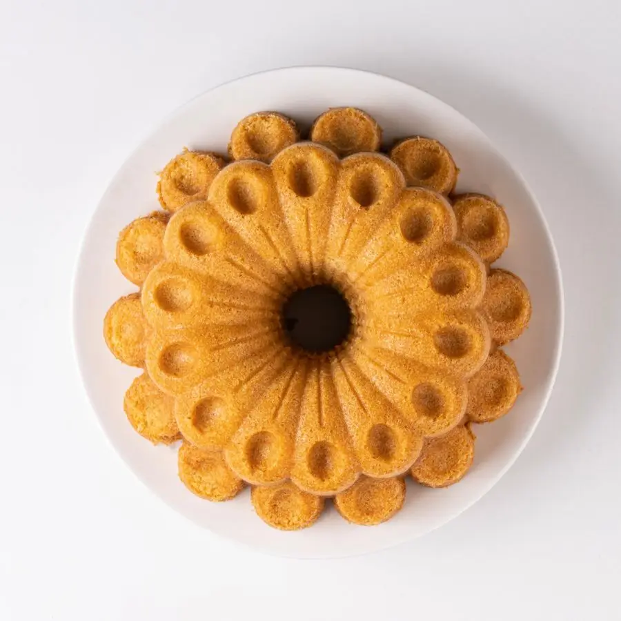 

Форма для выпечки с антипригарным покрытием, 10 ячеек, идеально подходит для рифленых тортов, из литого алюминия, легко извлекается, совместима с Fl.