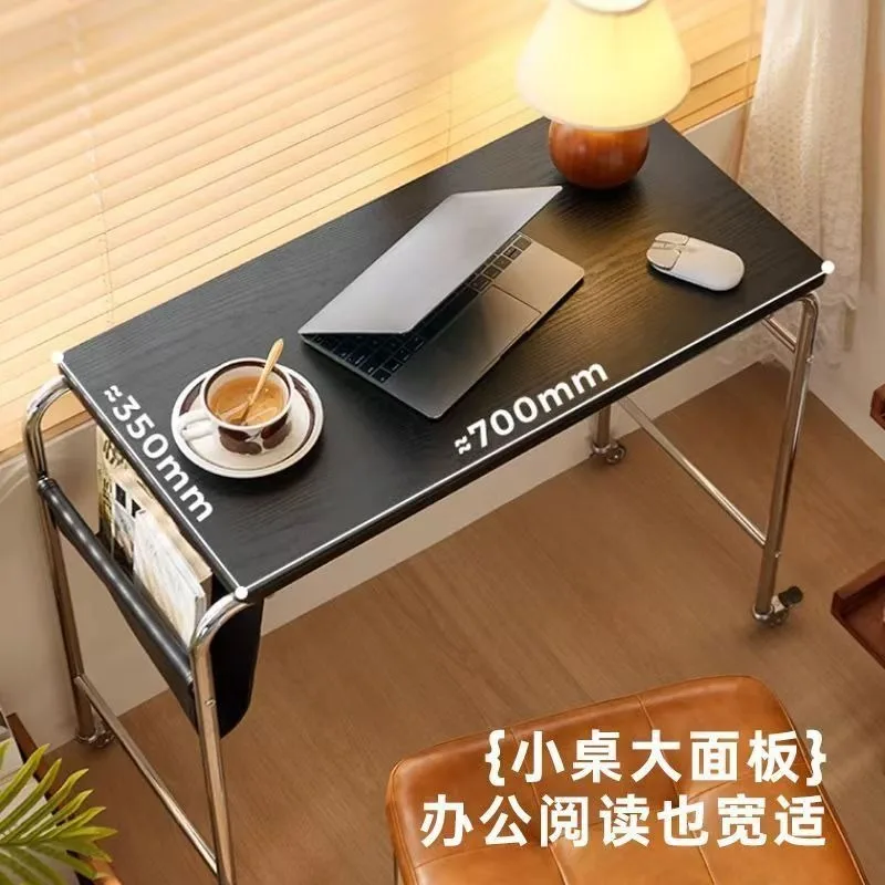 مكتب كمبيوتر محمول متنقل متعدد الاستخدامات - طاولة كتابة أنيقة للطلاب، وطاولة جانبية للأريكة، ومكتب كسول بجانب السرير لطاولة المكتب المنزلية #4
