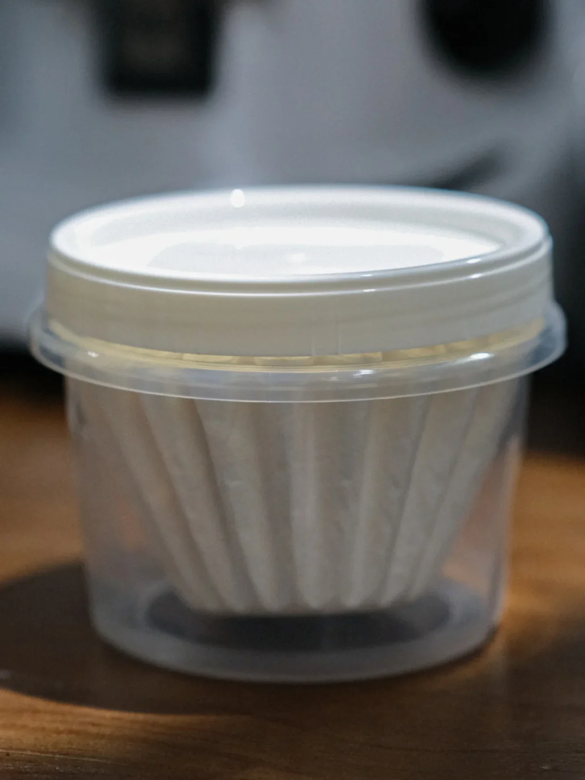 Coffee Filter Paper Storage Box Moisture-proof Anti Deformation Insect Prevention PP Sealed Box Cake Filter Paper Storage Box