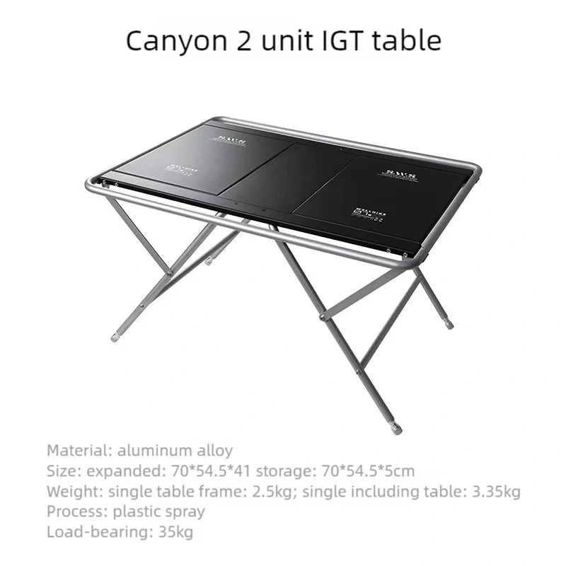 WELLHIKE Outdoor SWS 2-Unit IGT Table Portable Universal