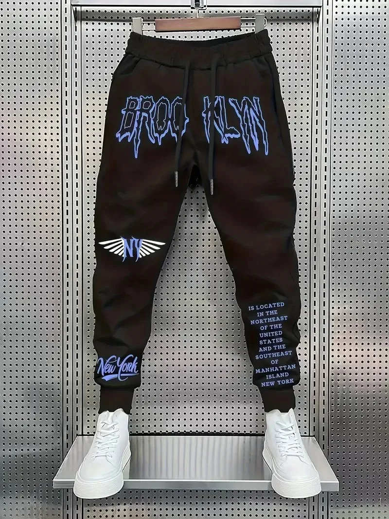 

The new men's trousers for Spring and Autumn 2025 feature street casual fashionable and comfortable 3D pattern printing