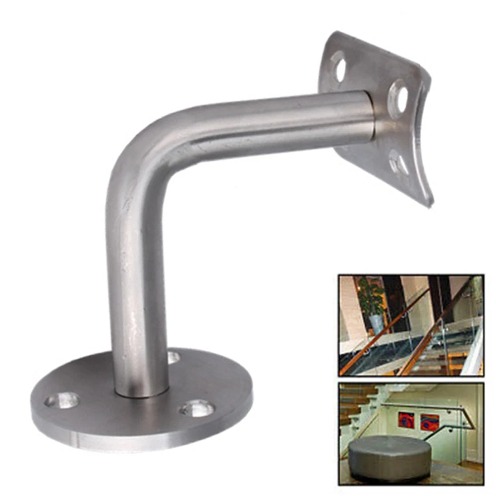 Brackets Stair Handrail Home Mounting Railing Silver Stainless Steel Accessories Balustrade Fixed High Quality