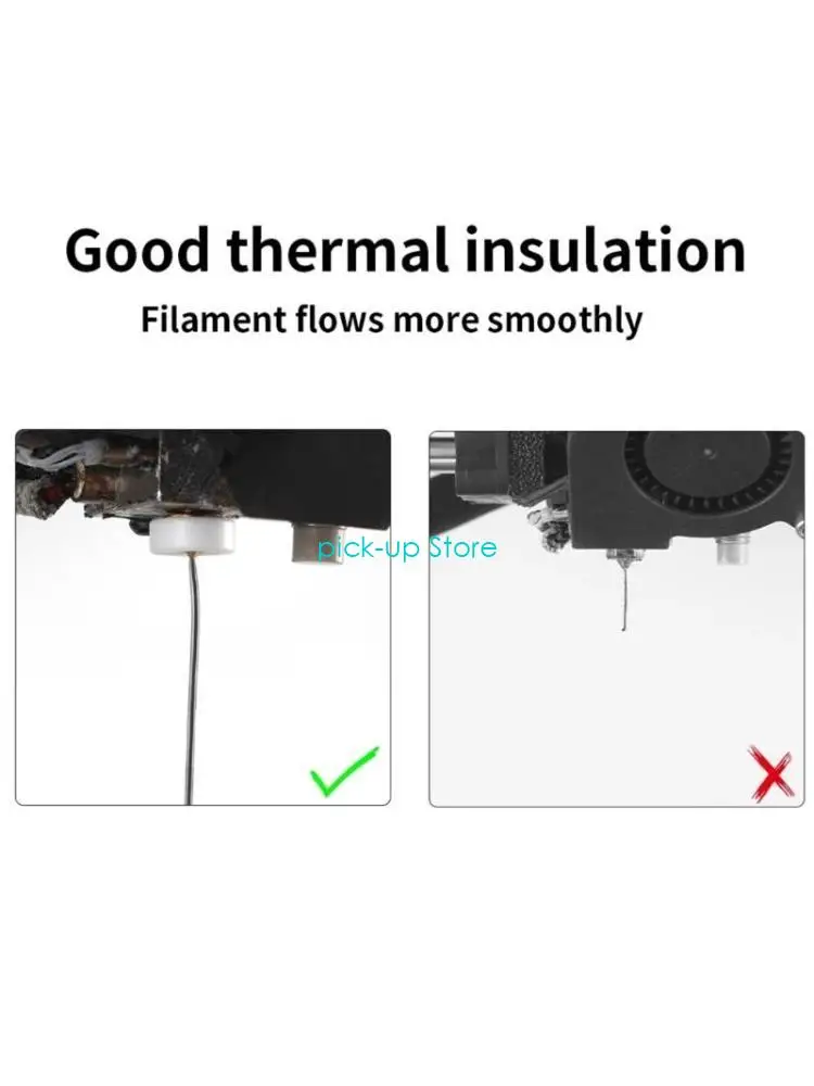 

Q5WA Nozzle Sock Nozzle Protect Cleaning Nozzle High Temperature Resistant for V6 Nozzles Printing Accessory