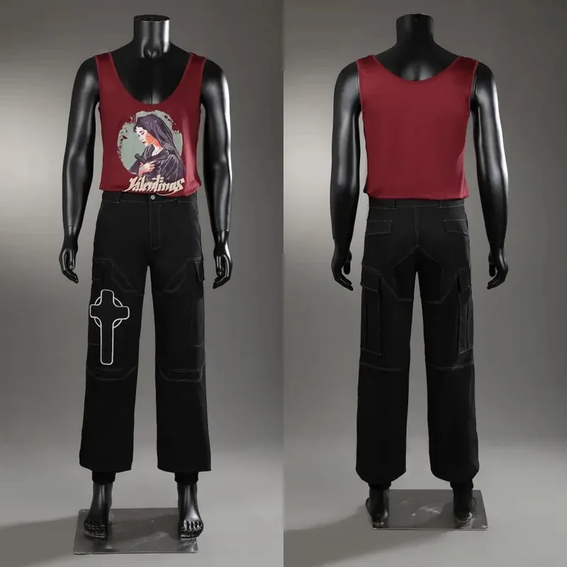 فاسق 2077 جاكي تأثيري حلي سترة جلدية جاكي ويلز معطف قميص السراويل الزي والعناصر الفردية تباع حجم مخصص