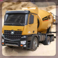 Huina 1/14 1574 Rc Concrete Mixer Truck Remote Control Concrete Rc Cars Toys 2.4ghz Light Sound Outdoor Toys Boys Gift Rc Model