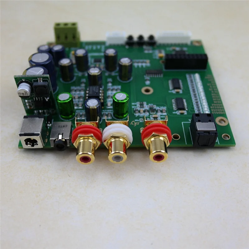 บอร์ดถอดรหัสบอร์ด DAC สําหรับ Sky Song ES9038Q2M พร้อมอินเทอร์เฟซอินพุต USB Gold-Plated RCA