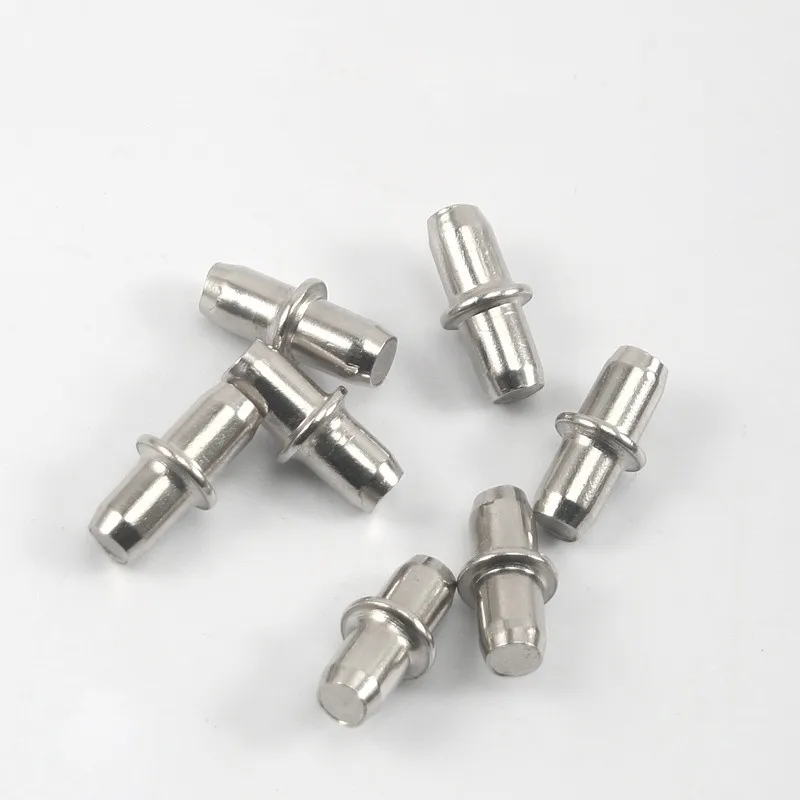 22 pcs Furniture Board Brackets, Rust Resistant Finish, suitable for Bookshelf Layer Pins, Iron Metal Material